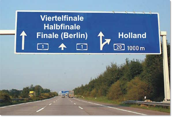 Ohne Holland ... fahren wir nach Berlin