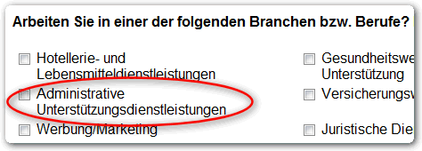 Administrative Unterstützungsdienstleistungen