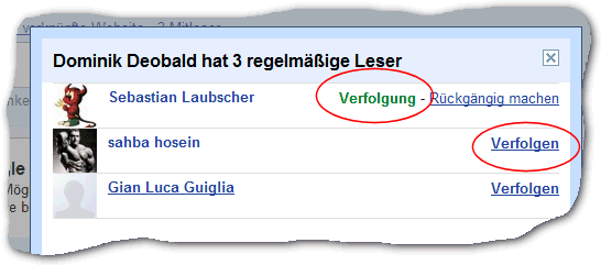 Verfolgung