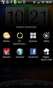 Zuletzt verwendet Zuletzt verwendet