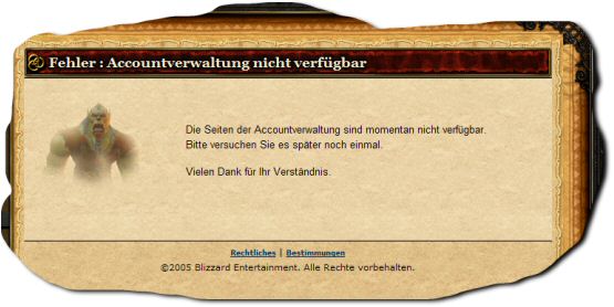 World Of Warcraft - Keine Anmeldung