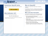 MyIdent.com Auf MyIdent kann sich jeder in wenigen Minuten einen OpenID Login anlegen, mit dem man sich dann bei allen Webseiten einloggen kann die OpenID unterstützen.
